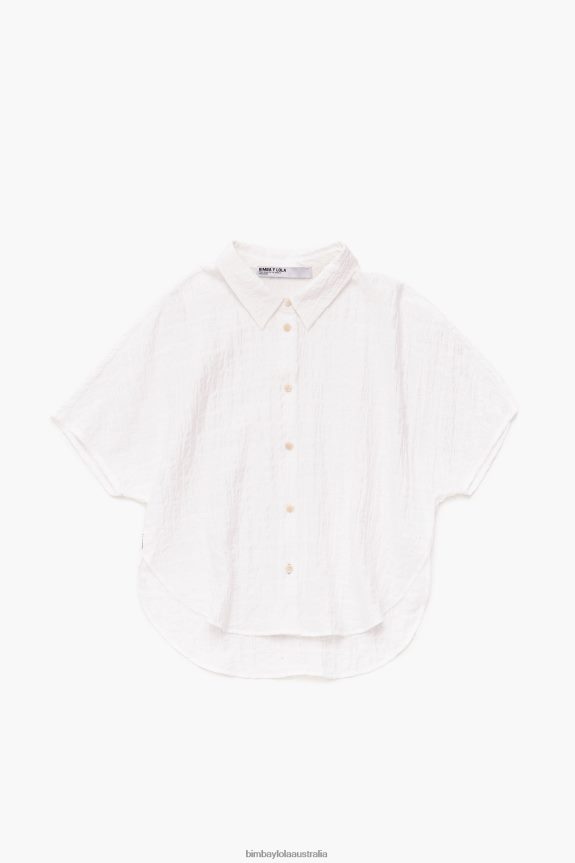 Clothing 4062VZ327 Ivory Bimba Y Lola Short Shirt