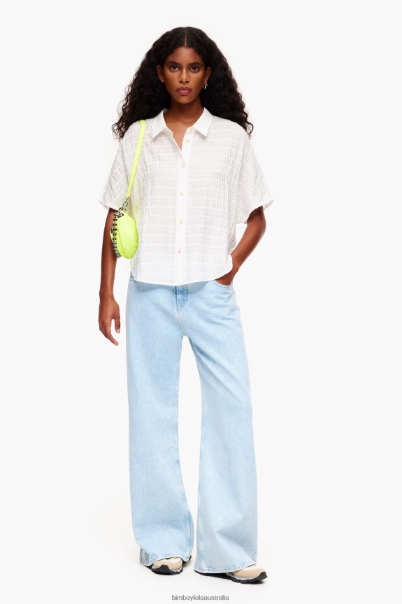Clothing 4062VZ327 Ivory Bimba Y Lola Short Shirt