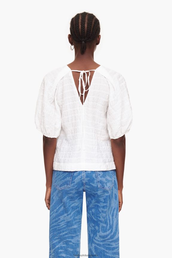 Clothing 4062VZ348 Ivory Bimba Y Lola Short Blouse