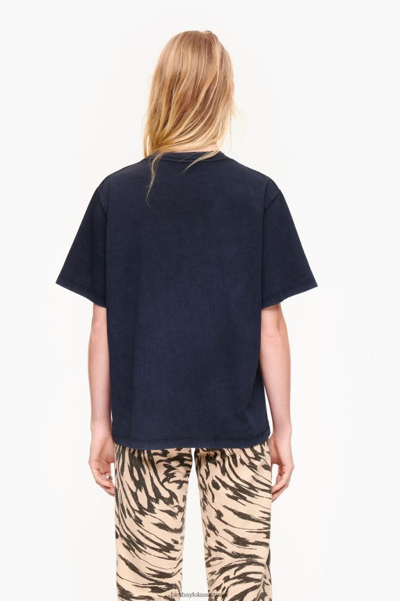 Clothing 4062VZ261 Black Bimba Y Lola Cotton Logo T-Shirt