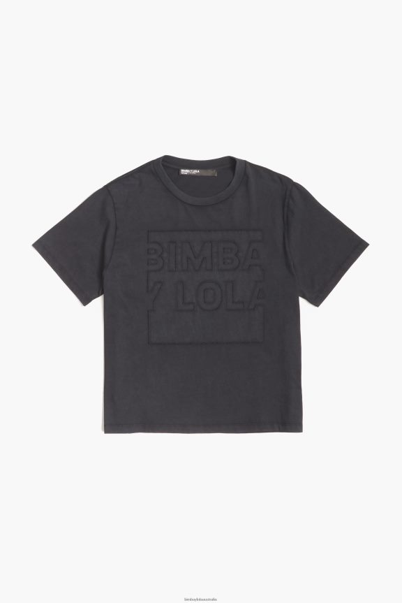 Clothing 4062VZ261 Black Bimba Y Lola Cotton Logo T-Shirt