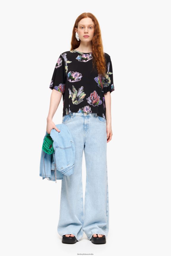 Clothing 4062VZ266 Gray Bimba Y Lola Dark Coral T-Shirt