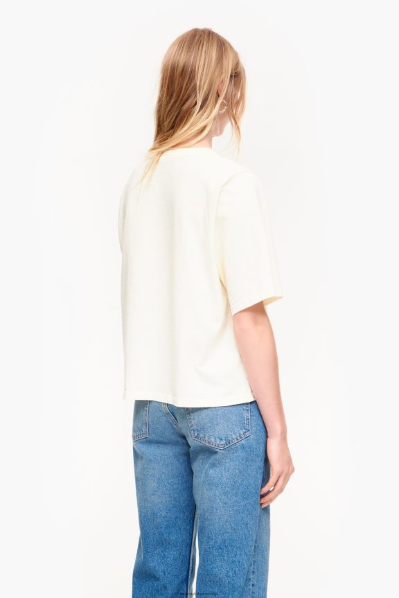 Clothing 4062VZ269 Vanilla Bimba Y Lola Cotton Flower Logo T-Shirt