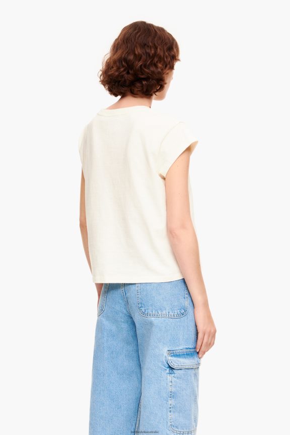 Clothing 4062VZ275 Ecru Bimba Y Lola Floral Logo T-Shirt
