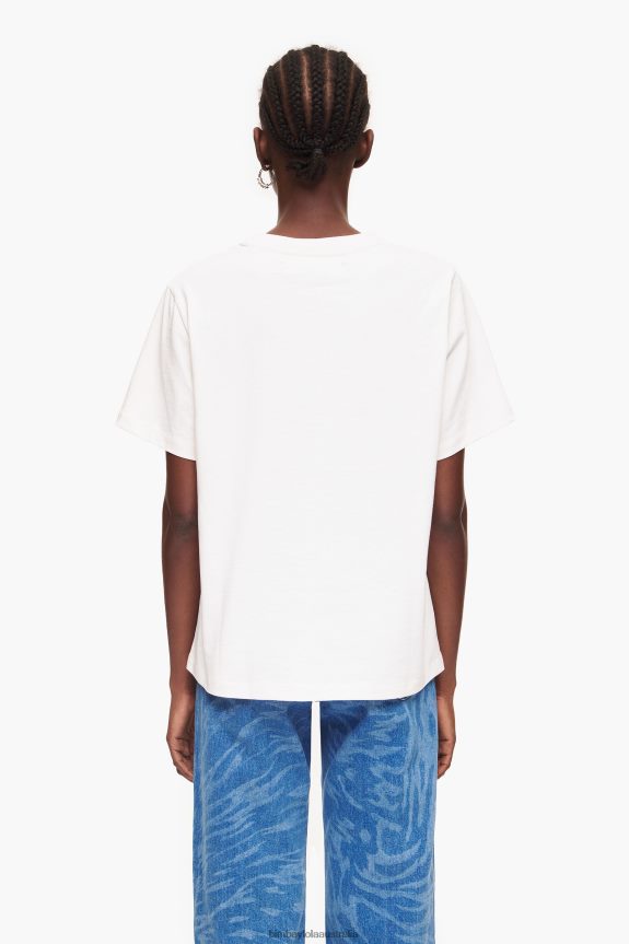 Clothing 4062VZ277 White Bimba Y Lola University Logo T-Shirt