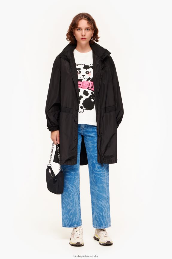 Clothing 4062VZ279 White Bimba Y Lola Panda Bear T-Shirt