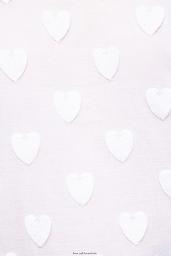 Clothing 4062VZ285 White Bimba Y Lola Double-Fabric T-Shirt