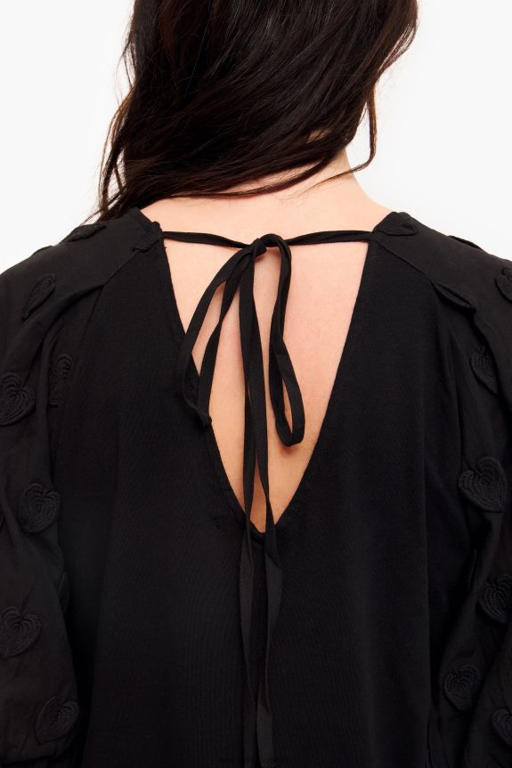 Clothing 4062VZ286 Black Bimba Y Lola Double-Fabric T-Shirt
