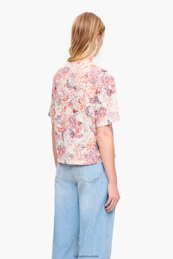 Clothing 4062VZ291 Fruits Bimba Y Lola Full Print Boxy-T-Shirt
