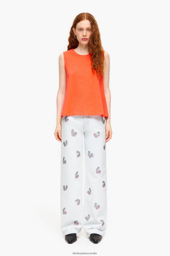 Clothing 4062VZ295 Coral Bimba Y Lola Cotton T-Shirt
