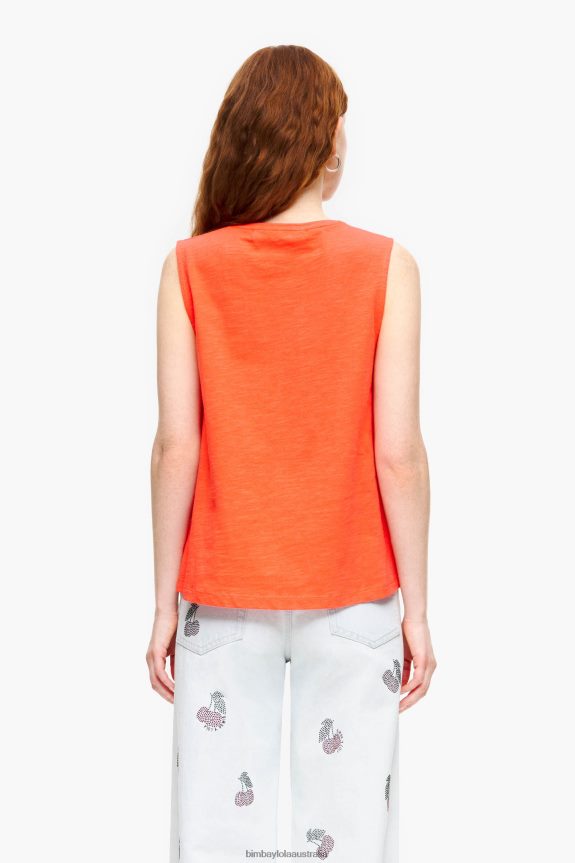 Clothing 4062VZ295 Coral Bimba Y Lola Cotton T-Shirt