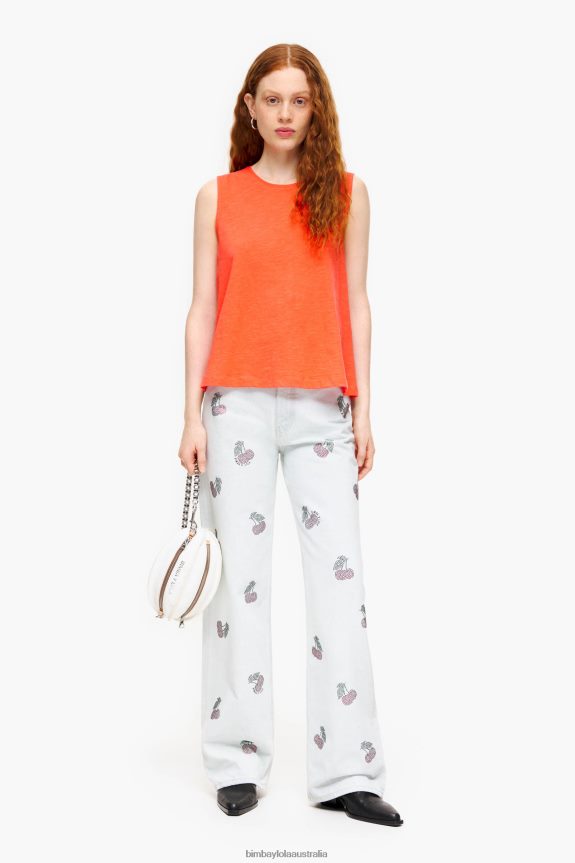 Clothing 4062VZ295 Coral Bimba Y Lola Cotton T-Shirt