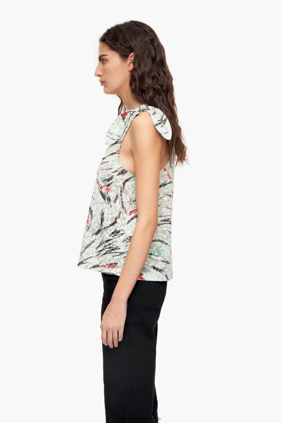 Clothing 4062VZ304 Mint Bimba Y Lola Butterfly Wing Print T-Shirt