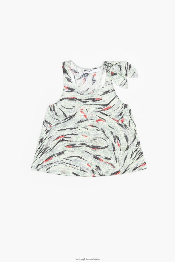 Clothing 4062VZ304 Mint Bimba Y Lola Butterfly Wing Print T-Shirt