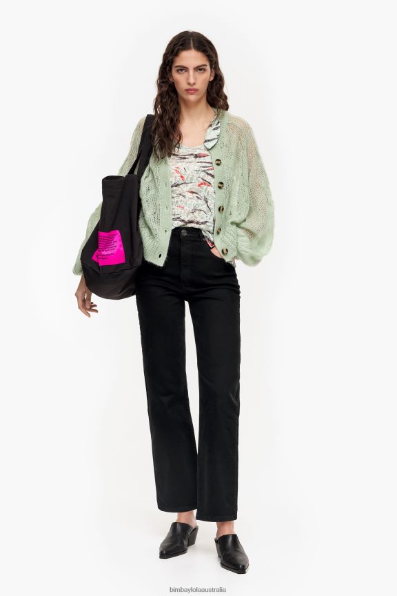 Clothing 4062VZ304 Mint Bimba Y Lola Butterfly Wing Print T-Shirt