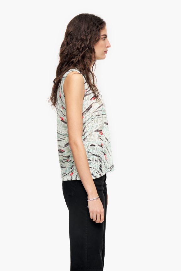Clothing 4062VZ305 Mint Bimba Y Lola Butterfly Wing Print A-Line T-Shirt