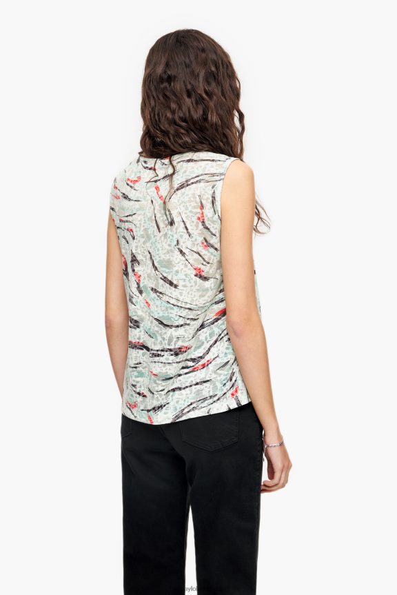 Clothing 4062VZ305 Mint Bimba Y Lola Butterfly Wing Print A-Line T-Shirt