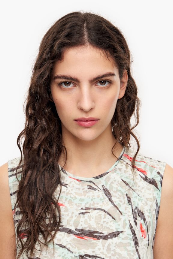 Clothing 4062VZ305 Mint Bimba Y Lola Butterfly Wing Print A-Line T-Shirt
