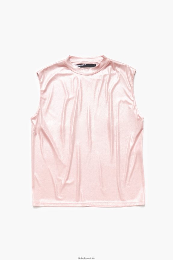 Clothing 4062VZ308 Pink Bimba Y Lola Short Fluid T-Shirt