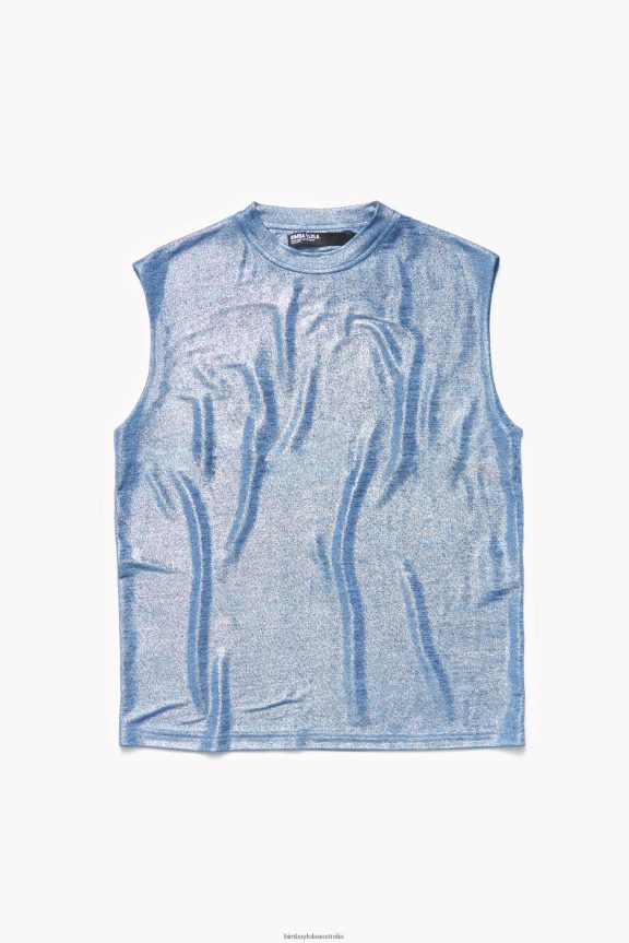 Clothing 4062VZ309 Blue Bimba Y Lola Short Fluid T-Shirt