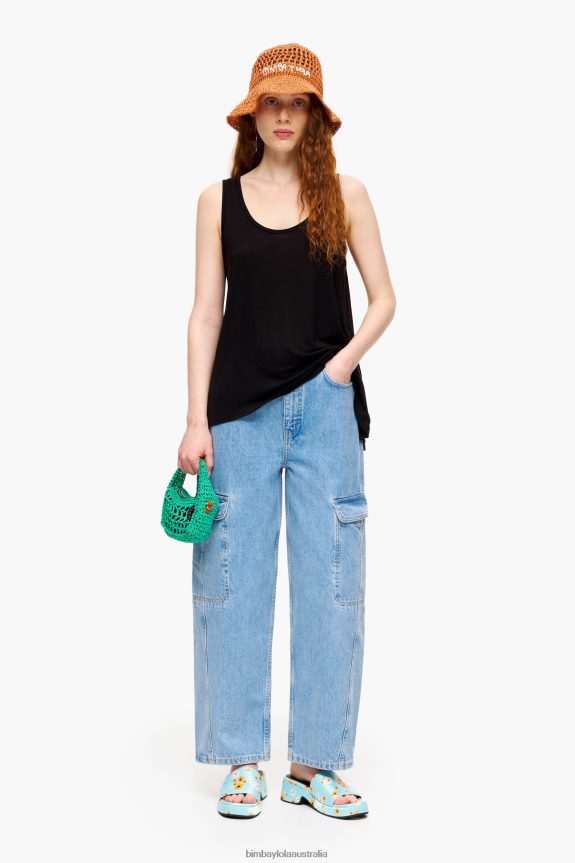 Clothing 4062VZ315 Black Bimba Y Lola A-Line T-Shirt
