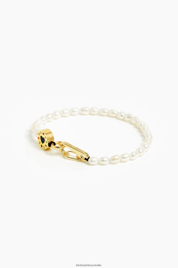 Accessories 4062VZ671 Pearl Bimba Y Lola Thin Logo Bracelet