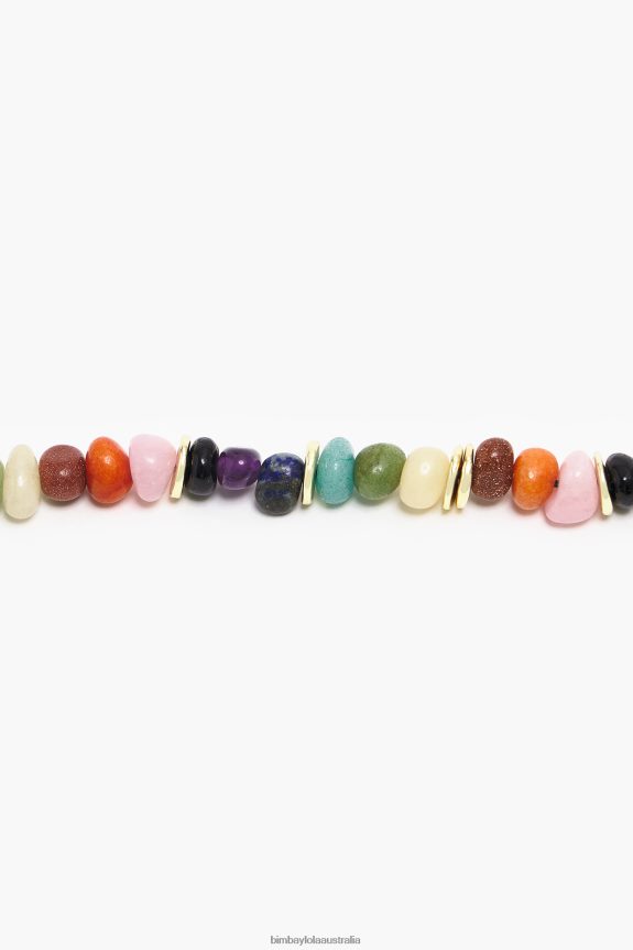 Accessories 4062VZ766 Golden Bimba Y Lola Multicolor Stones Bracelet