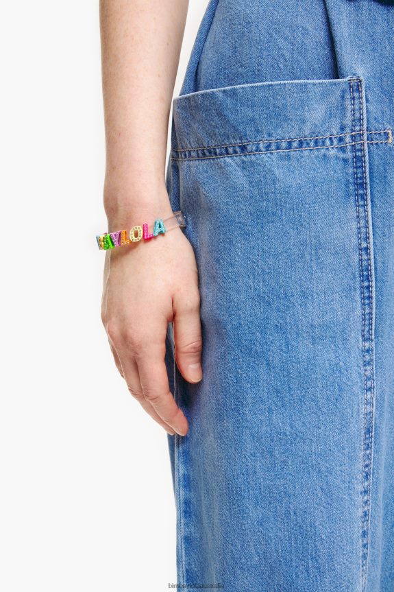 Accessories 4062VZ846 Transparent Bimba Y Lola Logo Letters Bracelet