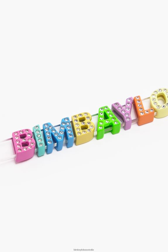 Accessories 4062VZ846 Transparent Bimba Y Lola Logo Letters Bracelet