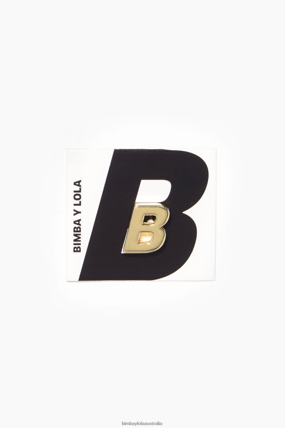 Accessories 4062VZ1149 Gold Bimba Y Lola Letter B Metal Charm