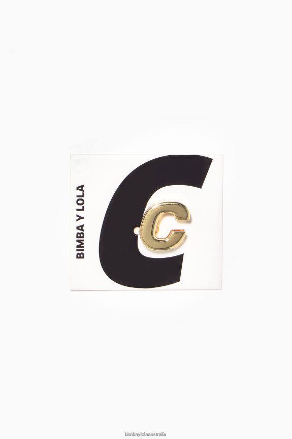 Accessories 4062VZ1151 Gold Bimba Y Lola Letter C Charm Metal