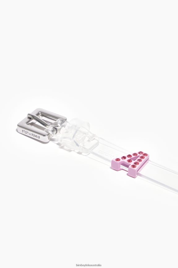 Accessories 4062VZ724 Pink Bimba Y Lola Letter A Metal Charm