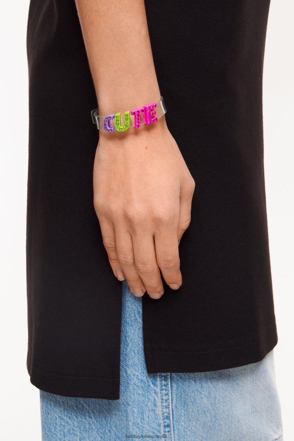 Accessories 4062VZ729 Black Bimba Y Lola Letter O Metal Charm