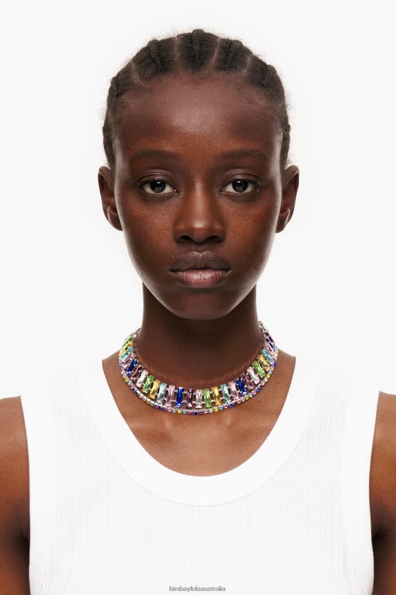 Accessories 4062VZ746 Multicolor Bimba Y Lola Crystal Choker