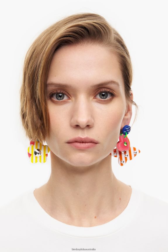 Accessories 4062VZ1138 Multicolor Bimba Y Lola Pendant Earrings