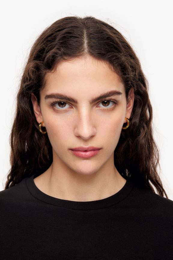 Accessories 4062VZ716 Golden And Multicolor Bimba Y Lola Hoop Earrings