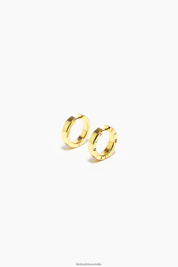 Accessories 4062VZ716 Golden And Multicolor Bimba Y Lola Hoop Earrings