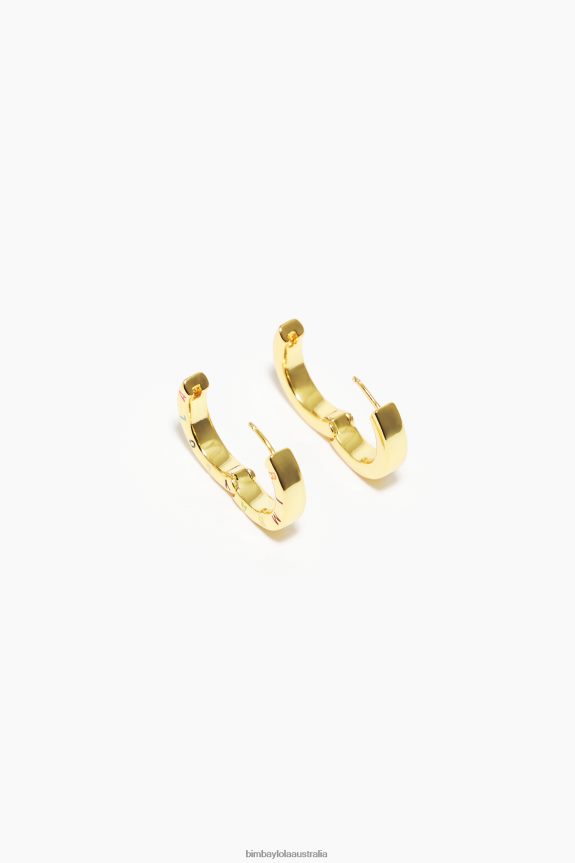 Accessories 4062VZ716 Golden And Multicolor Bimba Y Lola Hoop Earrings