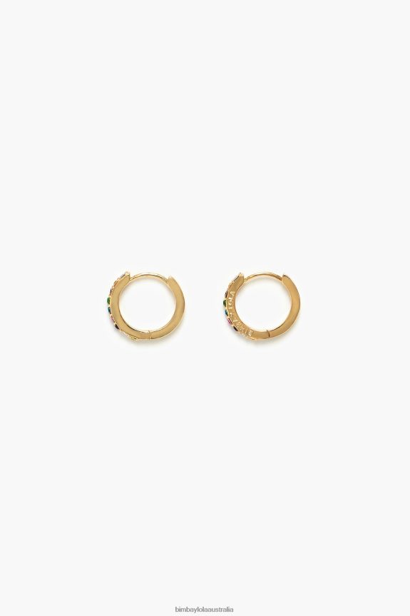 Accessories 4062VZ720 Golden Bimba Y Lola Hoop Earrings