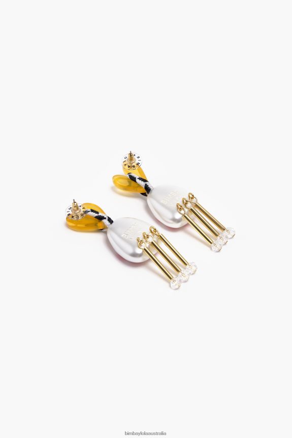 Accessories 4062VZ744 Multicolor Bimba Y Lola Resin Heart Earrings