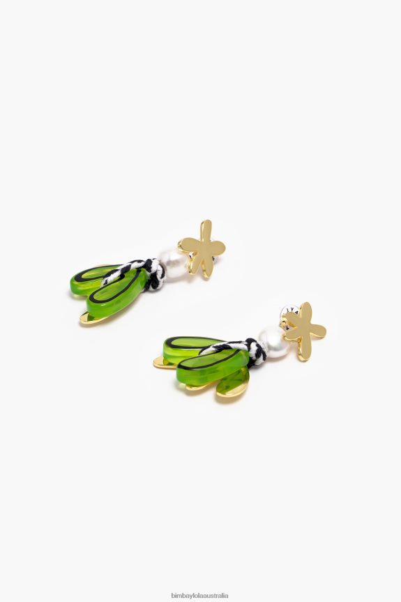 Accessories 4062VZ745 Multicolor Bimba Y Lola Resin Flower Earrings