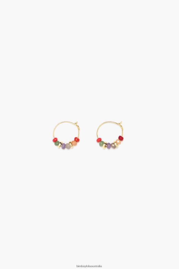 Accessories 4062VZ770 Multicolor Bimba Y Lola Stones Hoop Earrings