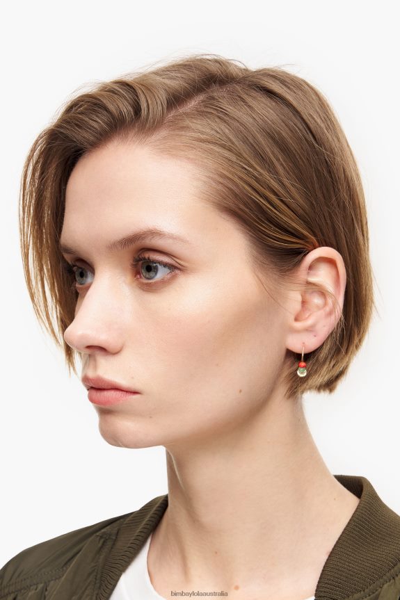 Accessories 4062VZ770 Multicolor Bimba Y Lola Stones Hoop Earrings