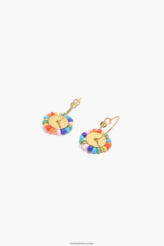 Accessories 4062VZ780 Multicolor Bimba Y Lola Small Stones Hoop Earrings