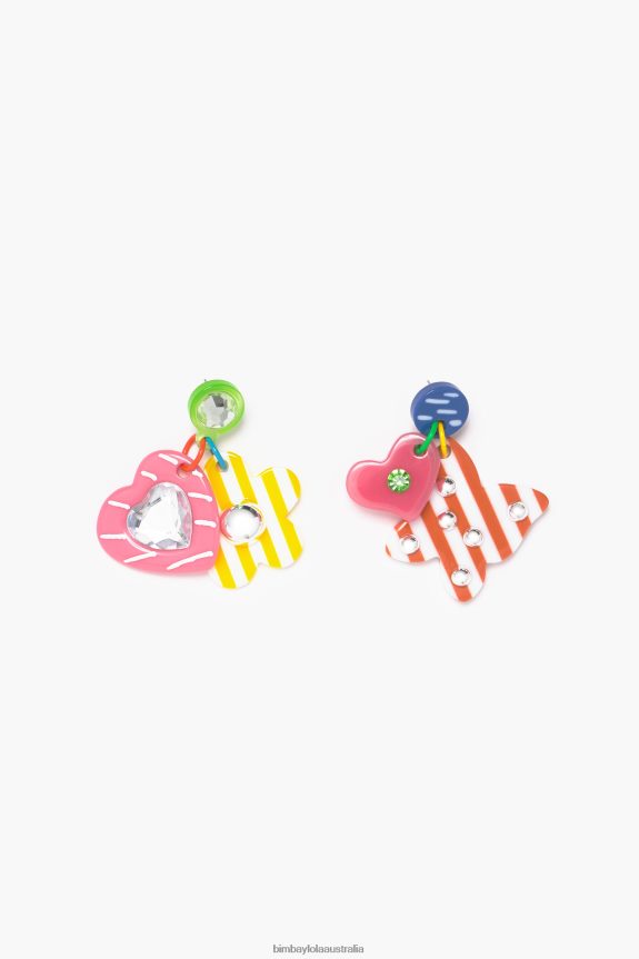 Accessories 4062VZ808 Multicolor Bimba Y Lola Pendant Earrings