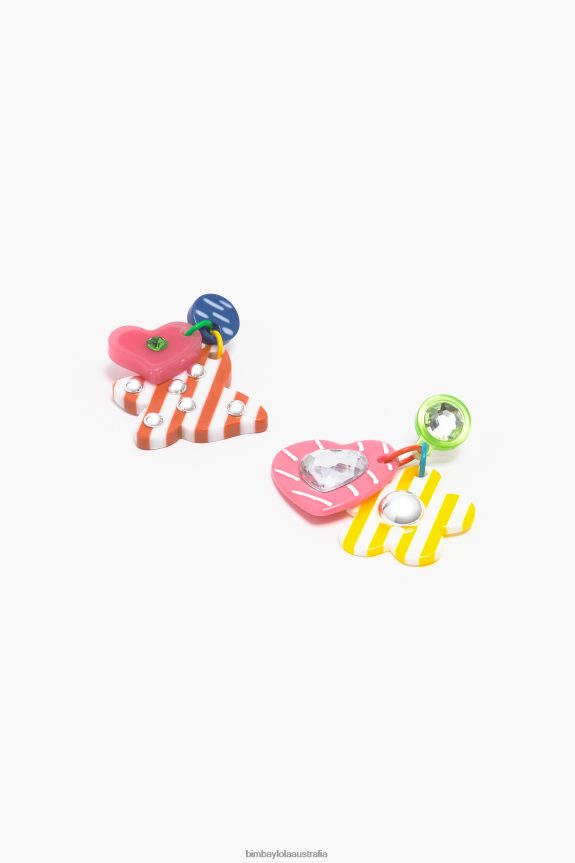 Accessories 4062VZ808 Multicolor Bimba Y Lola Pendant Earrings