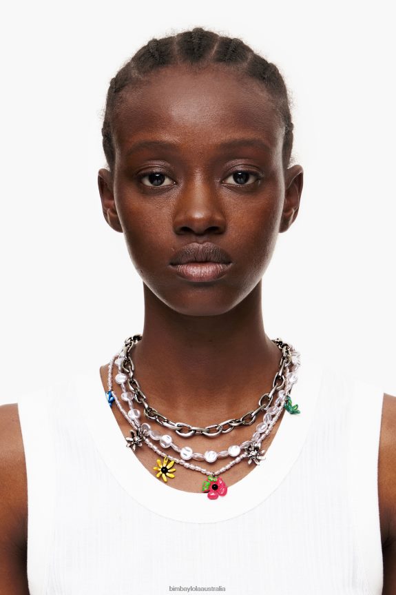 Accessories 4062VZ673 Multicolor Bimba Y Lola Pendants Strand Necklace