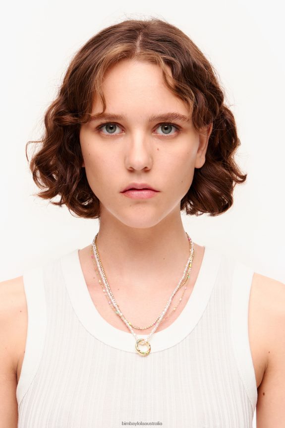 Accessories 4062VZ714 Pearls Bimba Y Lola Short And Chain Necklace