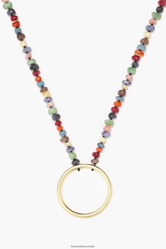 Accessories 4062VZ764 Multicolor Bimba Y Lola Necklace With Stones