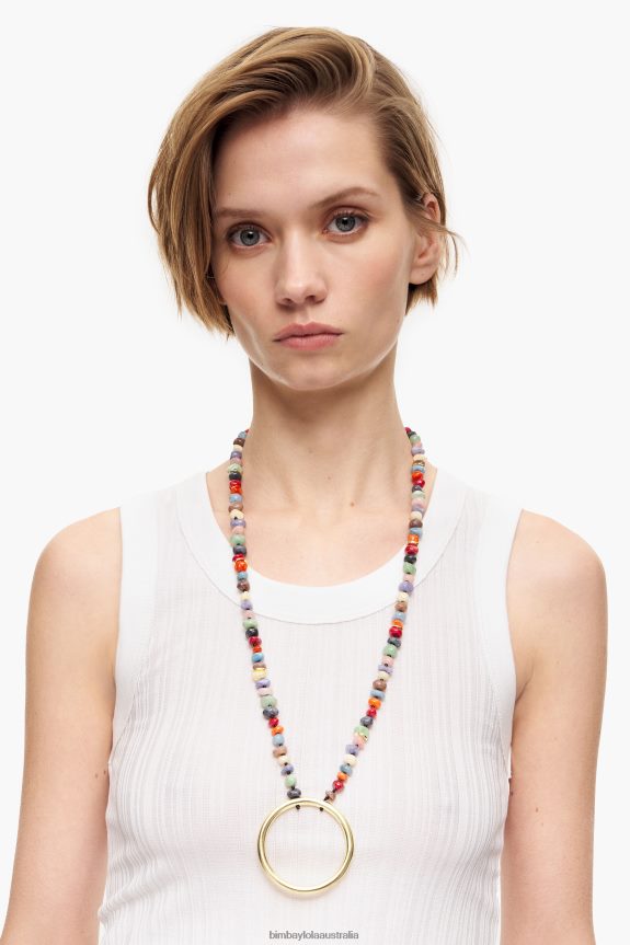 Accessories 4062VZ764 Multicolor Bimba Y Lola Necklace With Stones